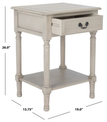 Safavieh WHITNEY DRAWER ACCENT TABLE, Reduced Price