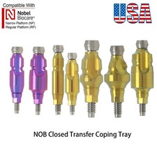 US Dental Impression Coping Transfer Close Tray RP NP Fit Nobel Biocare Active