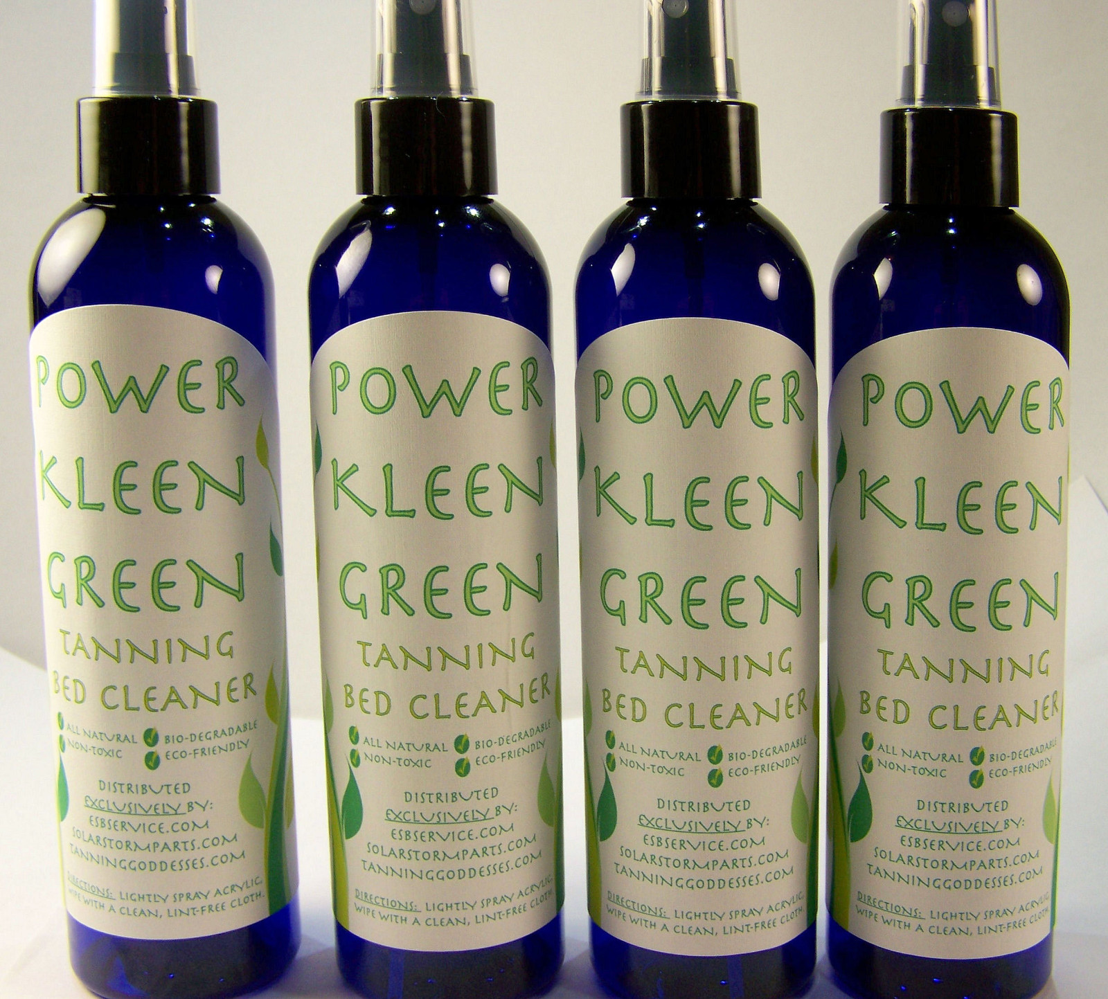 Power Kleen Green Tanning Bed Cleaner Safe for Acrylics 4 Bottles eBay
