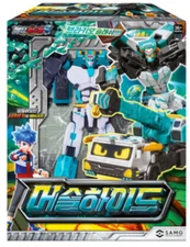 Metal Cardbot S : MUSCLEHYDE Brachio Slash Transforming Robot Action Figure