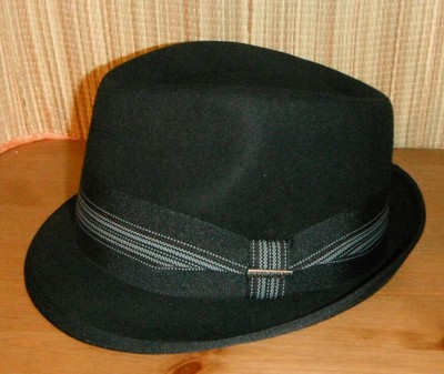 STETSON Size MEDIUM Fedora Hat WOOL 