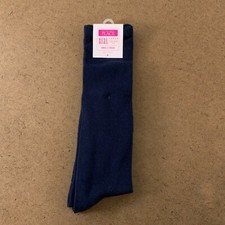 The Children's Place Girls Shoe Size Large 3-6 Tidal Uniform Knee Socks 4-Pack
