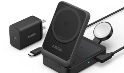 Anker MagGo 3-in-1 Charging Station 15W MagSafe Wireless Charger