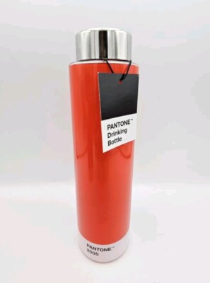 Pantone Water Bottle 500ml, Red 2035 Plastic New