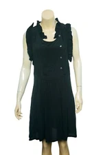 Isabel Marant Dress M 8 Women Casual Summer Sleeveless Round Neck Boho NEW 20124