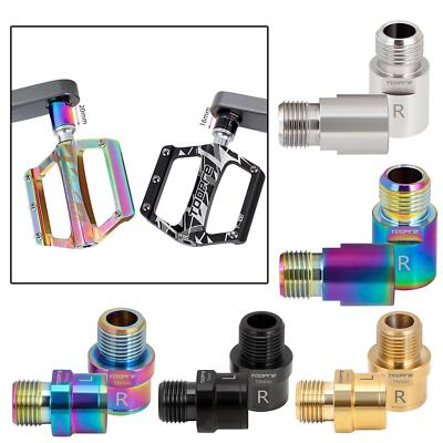 1Pair MTB Road Bike Pedal Extender Pedal Spacers 16mm/20mm Steel