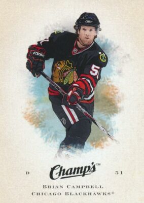 2008-09 UD Champ's #12 BRIAN CAMPBELL - Chicago Blackhawks
