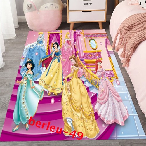 Girls Disney Princess Bedroom Carpets Anti-Slip Rug Home Doormat Floor Mats Gift - Picture 6 of 14