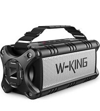 W-KING D8 50W (70W Peak) Bluetooth Speaker, Portable Waterproof 40h Playback!