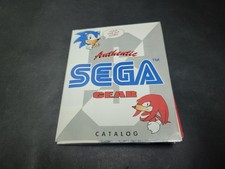 SEGA Gear Catalog Vintage Fold-Out Insert Video Game Poster Advertisement Sonic!