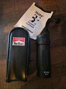 Vintage Marlboro Unlimited Vivitar 8x21 Monocular Scope - Original Case - EUC