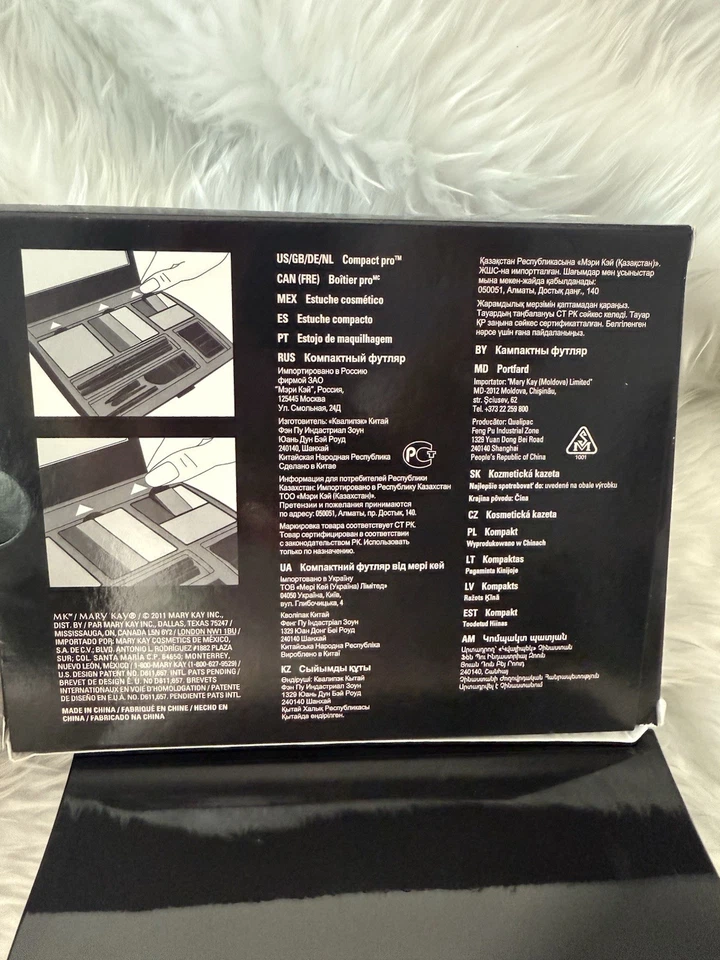Mary Kay Compact Pro Almacenamiento Nuevo en Caja Sin Rellenar Belleza Nuevo Antiguo Stock Raro Difícil de Encontrar Foto 3 de 4