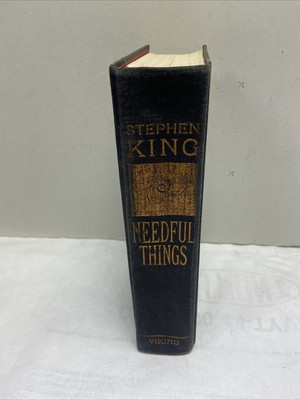 (M40) Stephen King Needful Things Hard Cover No Dust Cover