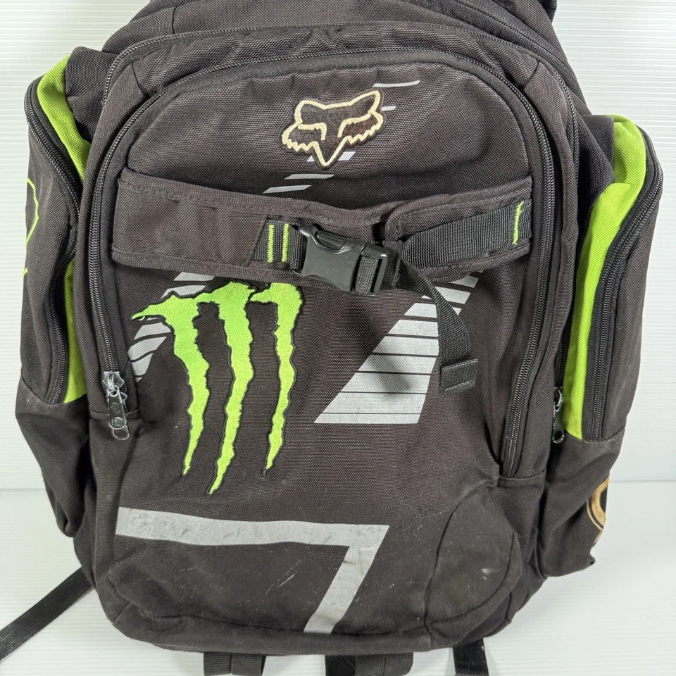Mochila Monster Energy Fox Motocross #4 Ricky Carmichael Sig - ¡Leer!! Foto 2 de 4