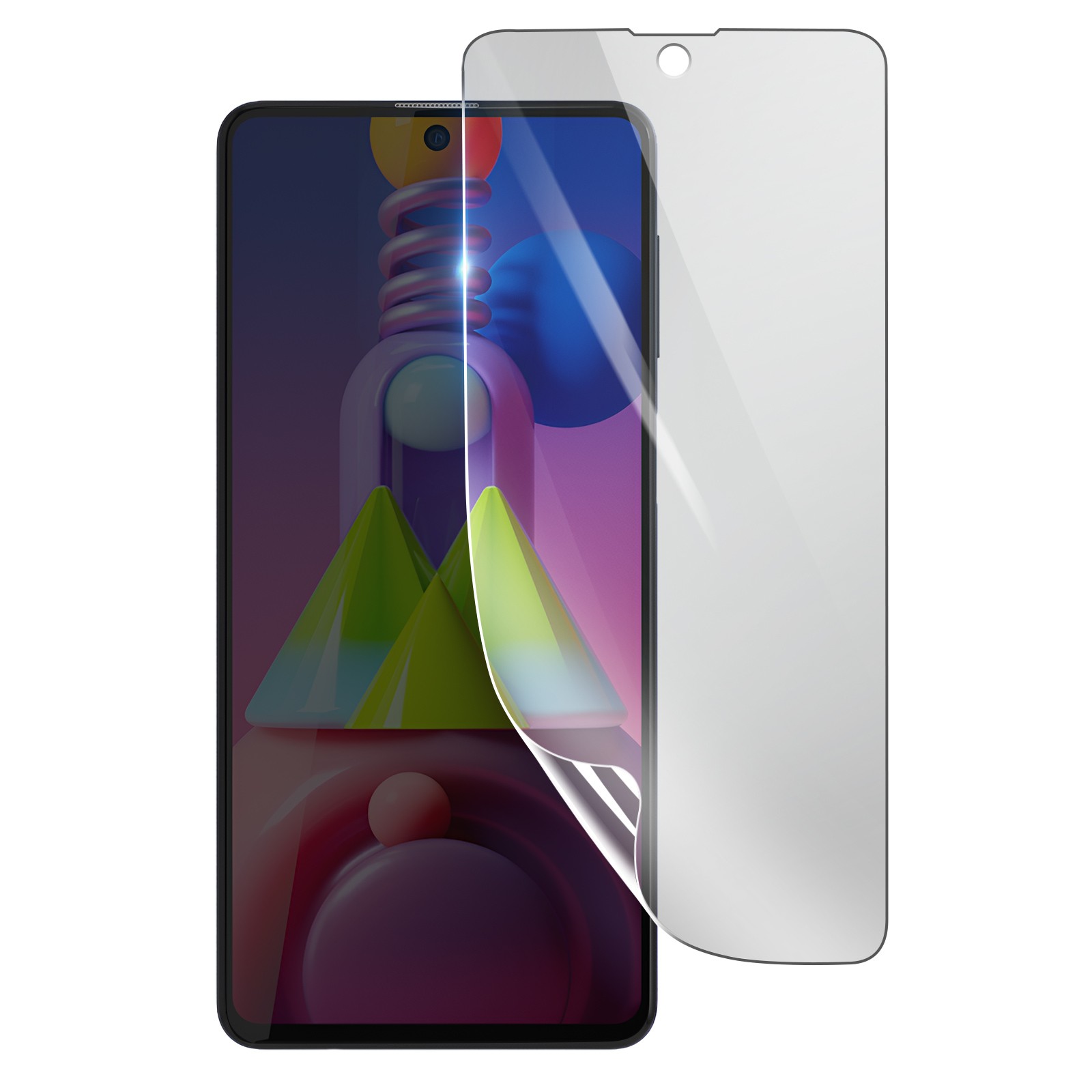 Film hydrogel anti-choc 3mk pour Galaxy M51 protection écran incassable