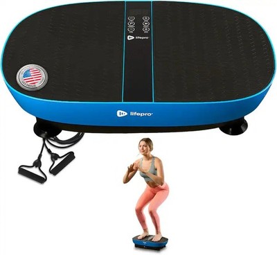 LifePro VibraPulse Vibration Plate Exercise Machine - Blue (Open Box)