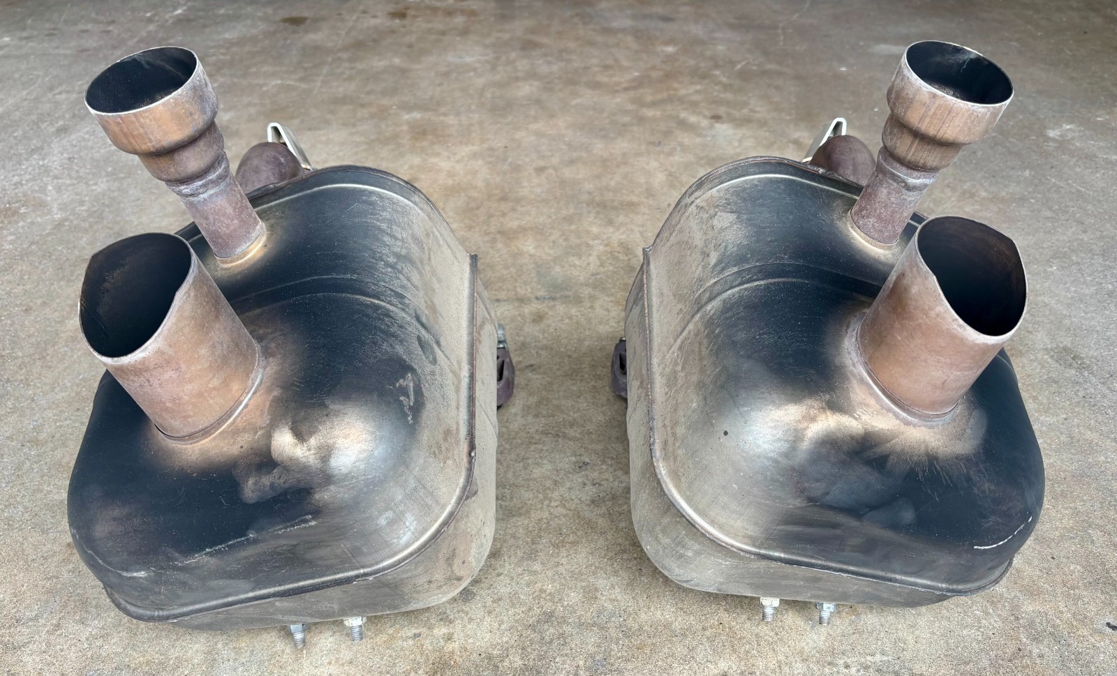 Genuine Ferrari F12 Berlinetta Silencers (Mufflers) w/hardware