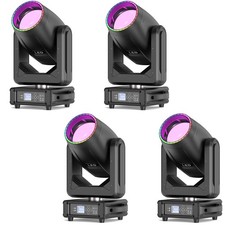 1/2/4PCS RGBW LED Module Moving Head Stage Light 250W DMX Beam Wash Lighting DJ