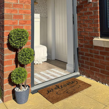 HOMCOM 90cm Boxwood Ball Topiary Tree in Pot for Indoor/Outdoor Decor