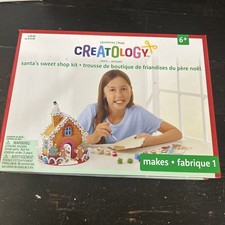 Creatology Christmas Holiday Decoration Santas Sweet Shop Kit Craft For Kids 6 