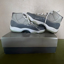 Jordan Air Jordan 11 Retro Kids Gray 8.5 Mid Top Leather Sneaker CT8012-005