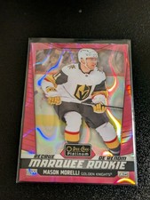 2024-25 O-Pee-Chee Platinum Marquee Rookie Pink Magma Mason Morelli #266 Knights