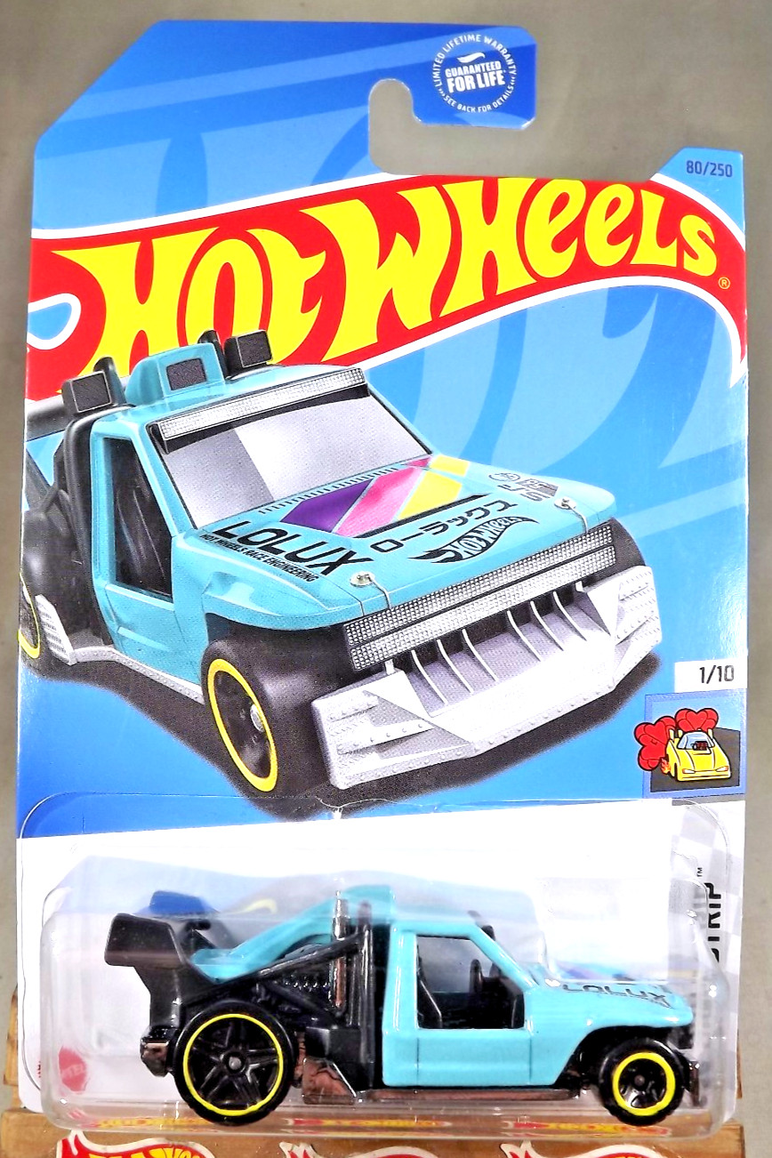 2023 Hot Wheels #80 HW Drag Strips 1/10 LOLUX Aqua w/Black Pr5 Spoke Wheels