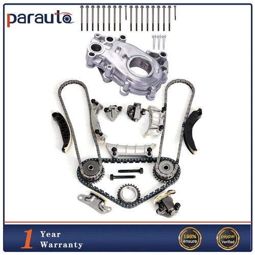 Timing Chain Kit Oil Pump Bolts For 04-07 Cadillac Saturn 2.8L 3.6L DOHC N36A