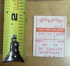 1975 Kraftwerk Greenslade Concert Ticket Stub Vtg 4-12-75 — photo 3