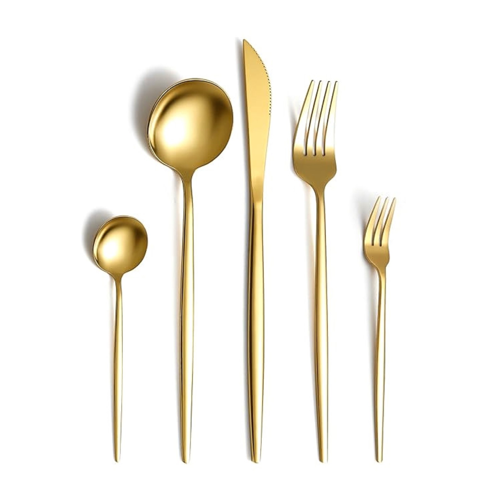 Besteckset 30-Teilig 18/10 Edelstahl für 6 Personen Essbesteck Spülmaschinenfest