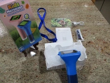 Odatay Microscope for Kids with 12 Slides, 100X-1000X 1080P Digital Handheld