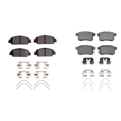 For Honda Accord 14-17 R1 Concepts Optimum OEp Front & Rear Brake Pad Set