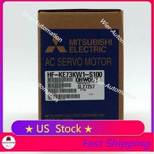 Mitsubishi HF-KE73KW1-S100 1PC New AC Servo Motor In Box  US Free TAX