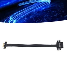 PCIe 3.0 1x to 1x Extension Cable 180 Degree Flexible 8Gbps High Speed