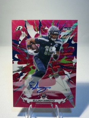 2025 Topps Elijah Arroyo Seattle Seahawks Rookie Autograph Serial # 81/299