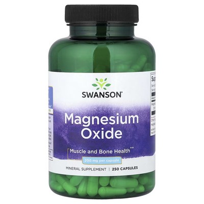 Swanson Magnesium 200 mg 250 Capsules