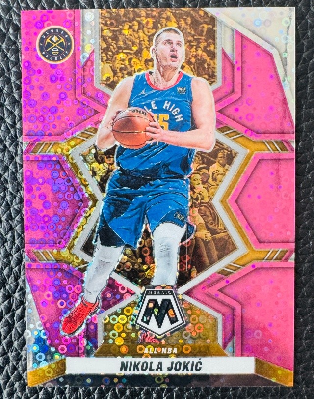 Nikola Jokic 2021-22 Panini Mosaic Fast Break Pink /20 #283