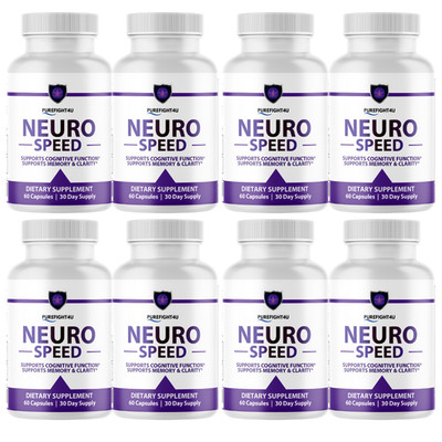 Neuro Speed Brain & Memory Support, Cognitive Formula - 8 Bottles