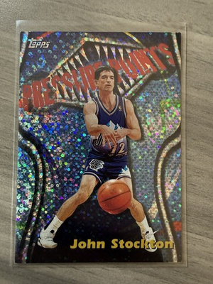 #ad John Stockton 1997 98 Topps Season#x27;s Best Pressure Points #4 $1.99