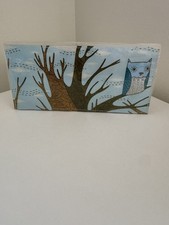 POKETO Artist Wallet Series - Folding - by Susie Ghahremani w/pin Owl Tree