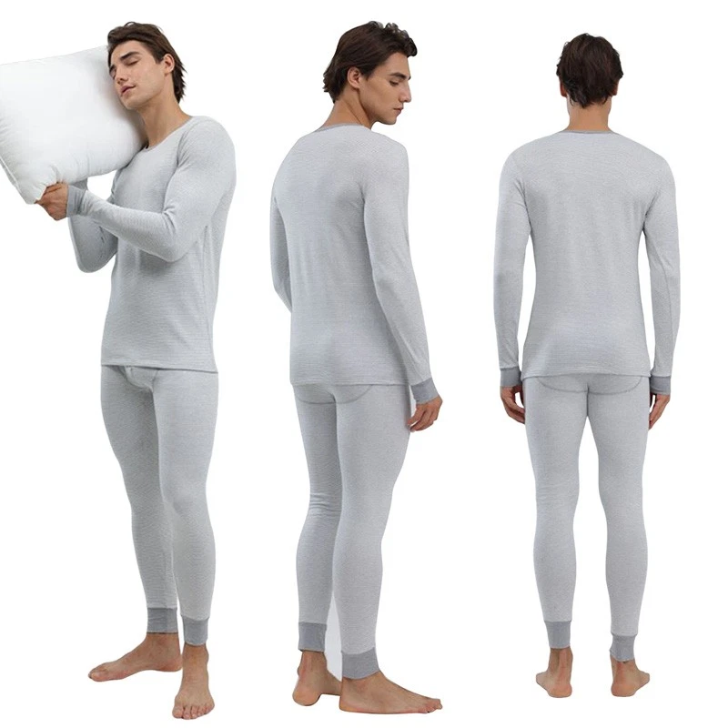 Men Thermal Underwear Set Knit Slim Fit Stylish Warm Winter Base Layer Gray XXXL
Opens in a new wind