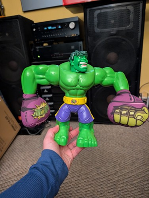 #ad KAPOW HULK Hasbro Marvel Disney Talking 10quot; Toy figure 2013 Working Sounds A2 $18.00