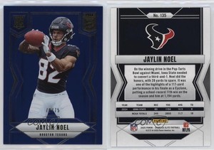 2025 Panini Donruss Elite Rookies Blue /75 Jaylin Noel #135 Rookie RC