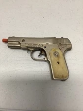 WORKING VINTAGE HUBLEY CAP GUN ARMY 45 AUTOMATIC CAST IRON REARING HORSE COLT