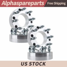 4 Pcs For Chevrolet Gmc 6 Lug To 8 Lug 2 6x5.5 To 8x6.5 Wheel Adapters 14x1.5