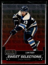 2020-21 O-Pee-Chee Platinum Sweet Selections Liam Foudy Columbus Blue Jackets