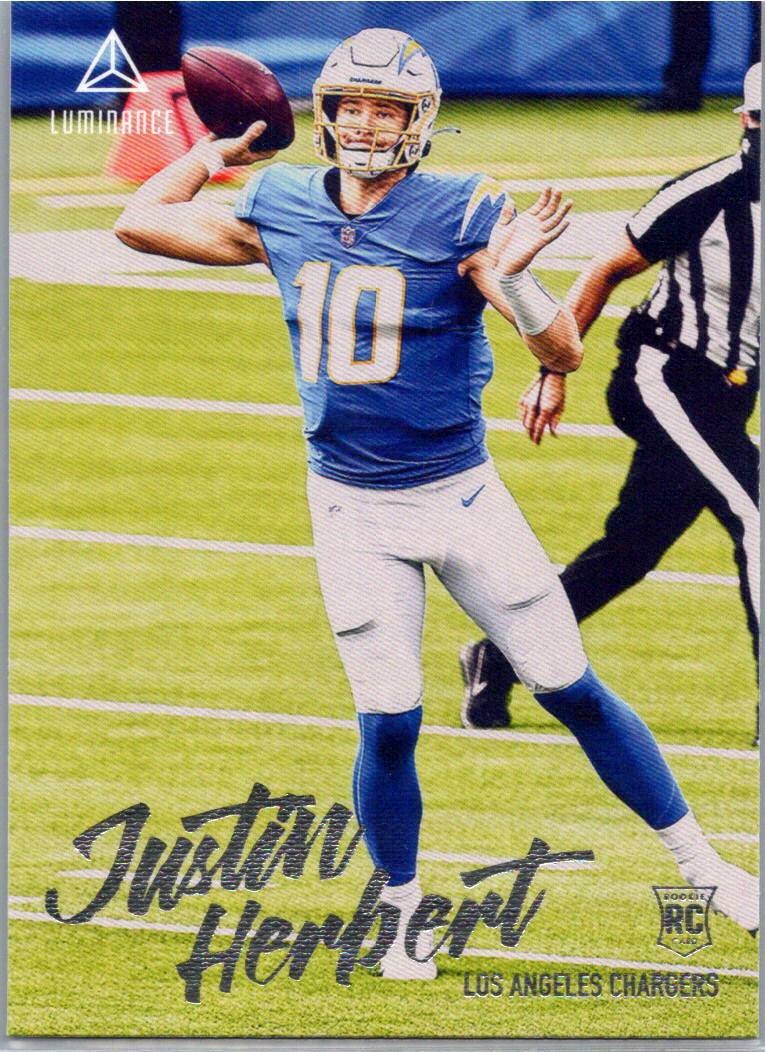 2020 Panini Chronicles #203 Justin Herbert Luminance Update Rookies