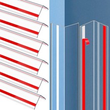 6 PCS Clear Self-Adhesive Wall Corner Protectors Edge Guards for Baby, Furnit...
