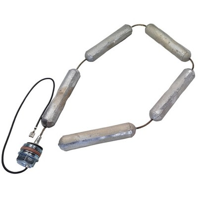 Flexible Kettenanode isoliert 26 x 800 mm 1'' (5 Glieder) Magnesium Opfer Anode
