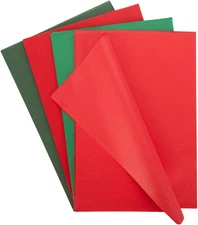 450 Sheets Christmas Tissue Paper for Gift Bags, 11.5×8 Inch Art Tissue Paper Bu